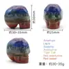 Cristal Natural Amatista Jade Piedra Colorida Gema Natural Empalme Artesanía Colgante Adornos Suministro Transfronterizo