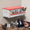 Caja de Huevos para Nido de Pollo Transfronteriza Galvanizada Duradera Montada en Pared de Dos Agujeros Tres Agujeros Cuatro Agujeros Caja de Huevos de 6 Agujeros Caja de Huevos Conveniente