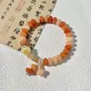 Nuevo Pulsera de Raíz de Bodhi con Cuentas de Ábaco Estilo Chino Dunhuang para Mujer, con Diseño de Gato de la Suerte, Alto Valor Estético, Adecuado para Manipular y Meditación, Pulsera de Círculo Único en Estilo Chino Tradicional