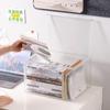 Caja de almacenamiento para persianas, expositor de acrílico, a prueba de polvo, para juguetes y figuras