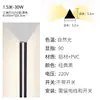 Fita de Luminária de Parede Minimalista, Luminária de Cabeceira para Quarto, Luz Linear LED Criativa, Luminária de Parede Moderna Simples para Fundo de Sofá na Sala