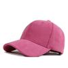 Otoño e Invierno Nueva Llegada Gorra de Béisbol de Pana de Copa Dura para Mujer Estilo Coreano de Moda Marca de Moda Gorra Parasol Combinable para Pareja para Hombre