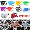 Tapa de Tornillo para Neumático de Piezas de Automóvil Generales 17Mm19Mm21Mm Cubierta Protectora de Tuerca de Plástico Decorativa para Cubo de Rueda