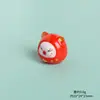 Gato de la Fortuna de Resina Lindo de Año Nuevo Accesorios DIY Decoración Creativa de Escritorio y Coche Pequeños Adornos