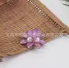 Vestido con Broche de Seda 2025 con Diseño Tridimensional, Estilo Versátil de Exportación Europeo y Americano, Broche a Todo Color, Broche de Perla 1205