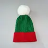 Amazon Más Vendido Comercio Exterior Transfronterizo Otoño Invierno Sombrero de Navidad Europeo Americano Sombrero de Lana Tejido para Hombre Mayor Regalo Creativo de Halloween