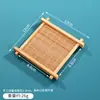 Mini Cesta Tejida de Bambú Creativa Hecha a Mano Pequeña Cesta de Frutas Tejida Almacenamiento en Casa Cesta de Almacenamiento para Platos Laterales Cesta para Snacks Cesta Tejida de Bambú