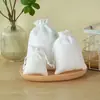 Bolsas de Lino Marrón Directamente del Fabricante, Bolsas de Algodón y Lino, Bolsas de Almacenamiento DIY con Cordón, Bolsas para Empaquetar Joyería