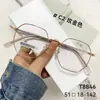Mgt8846 Montura para Miopía Danyang Nueva Aleación Ultraligera Montura Completa Estilo K Sencilla Suave Anticaída Modelo de Tendencia