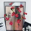 Flores de Jasmim Artificiais para Decoração de Casamento, Decoração de Salão de Casamento, Decoração de Casa, Arranjos de Flores de Jasmim, Atacado para Exportação, Flores de Seda, Flores Artificiais