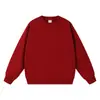 Moletom Premium American Style 450G Terry com Gola Redonda Outono/Inverno 2025 Atacado Masculino Tendência Alta Qualidade Modelagem Solta