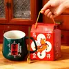 Taza Nueva Regalo Taza de Agua Creativa Cerámica Año Animal Souvenir Festivo Taza Taza de Regalo de Año Nuevo