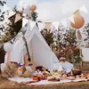 Bandeirinhas Triangulares de Juta em 4 Cores para Decorações de Festa de Feriado, Bandeiras Coloridas, Bandeirinhas Triangulares de Juta para Casamento, Bandeirinhas DIY