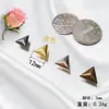 Uñas de Garra Triangulares 10mm, Uñas de Garra de Latón de Alta Calidad para Zapatos, Accesorios DIY para Bolsos y Sombreros, Uñas de Garra de Cobre 12mm
