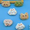 Broche de boneca de pelúcia dos desenhos animados Coelho Gatinho Urso Sapo Acessórios de alça de pulso Boneca Bolsa Chaveiro Pingente
