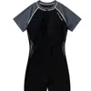 Fato de Banho Feminino 2025 Novo Popular Conservador Peça Única Boxer Piscina Especial Cobrindo a Barriga Look Emagrecedor Fato de Banho para Águas Termais