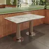 Restaurante de Té Mesas y Sillas Tejidas con Cuerda Hechas a Medida, Estilo Diseñador, Lujo Ligero, Bar Musical para Comer en Hotel de Alta Gama, Sofás de Cabina de Madera Maciza