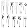 Pala para freír, pala para freír, cucharón para sopa, cuchara ranurada para sopa, pala para pizza, juego de utensilios de cocina ligeros chapados en oro Fcm