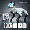 Perro Robot Inteligente Transfronterizo Juguete de Control Remoto para Niños Control por Diálogo de Voz Programación Perro Mecánico Eléctrico Juguete para Niños