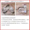 Hebilla de Fijación para Tablero Acrílico Código de Esquina en Forma de L Conector de Plástico de Ángulo Recto de 90 Grados Código de Esquina de Empalme Transparente para Caja de Exhibición