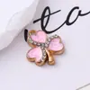 Moda Liga Liga de Gota Diamante Trevo Joia Pingente DIY Colar Pulseira Chaveiro Acessórios Atacado