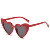 Nuevas gafas de sol transfronterizas europeas y americanas para mujer, gafas de sol de moda con forma de corazón, gafas de sol modernas con forma de corazón de melocotón.
