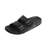 Pantuflas de hombre para verano, nuevas sandalias para el hogar, interiores y exteriores, para mujer, suela suave, para parejas, color liso, zapatos de playa para hombre