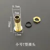 Acessórios para cerimônia do chá conector de bandeja de chá bandeja de chá de pedra dreno para bandeja de chá cabeça de cobre bandeja de chá de aço inoxidável conector em forma de T saída de água