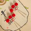 Acessórios de Cabelo Antigos Hanfu Pérola Pequena Grampo de Cabelo Estilo Nacional Fada Pérola Flor de Ameixa U Grampo de Cabelo Nicho Simples Fresco Passo a Passo