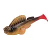 Isca Luya Dez Cores Mini Silicone Macia Peixe Saltitante 6cm8g Anti-Enrosco Fundo Cauda em T Isca para Pesca em Água Doce Marisca Equipamento de Pesca