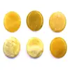 Soporte para teléfono móvil de piedra natural dos lados planos 25*30mm gema ovalada de cristal adornos de joyería diy venta caliente transfronteriza