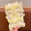 Grampo de Cabelo Flor Laço Fofo Estilo Coreano Acessório de Cabelo para Meninas Pequenas, Presilha para Franja, Grampo de Cabelo para Crianças, Não Danifica o Cabelo, Acessório de Cabelo para Meninas