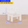 Mesa redonda manualidades mesa de arena modelo muebles pequeños adornos modelo mesa y silla miniatura mesa de comedor restaurante mesa mini silla