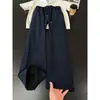Calça Casual Listrada Khaki Estilo Old Money Transfronteiriço Masculina Primavera Outono Estilo Preguiçoso Calça de Perna Reta com Caimento Calça de Perna Larga Solta