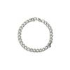 Pulsera de Cadena Cubana para Hombre Acero Inoxidable Cadena Simple Lisa Joyería Joyería de Mano Accesorios DIY Material Acero de Titanio Tobillera