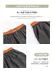 Pantalones deportivos de dos tonos de doble capa para mujer, secado rápido, para verano, finos, holgados, rectos, casuales, para petite, cargo, de pierna ancha