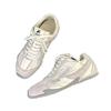 Aumento de Altura Dentro de 4 cm ~ Piel Suave Plata Zapatos de Entrenamiento Alemanes para Mujer Modelo Nuevo 2025 Malla Transpirable Casual Deportivos para Senderismo