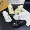 Sapatos com furos faça você mesmo acessórios de alto senso sapatos flor fivela de sapato corrente pino sapatos robô acessórios removíveis atacado