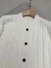 Tricô Feminino BORBOTIE 2026 Outono/Inverno Novo Produto Casaco de Caxemira com Gola Alta LP Top de Manga Longa de Botão Único