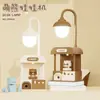Luz de Noche de Escritorio de Oso Lindo Creativo Adorno Luminoso Regalo de Cumpleaños para Niños Lámpara Pequeña de Mesa para Dormitorio Regalo Venta al por Mayor