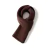Cachecol de Cashmere para Homens e Mulheres, Estilo Coreano Versátil Tricotado Grosso Quente Protetor de Pescoço, Cor Sólida, Novo Modelo de Inverno Atacado