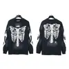 Sudadera con Estampado Retro Street Rock de Moda Hellstar de Manga Larga para Hombre y Mujer Corte Holgado