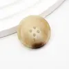 Botones de Resina Brillantes con Patrón de Doble Cara en Stock para Abrigos de Lana, Gabardinas, Trajes Formales y Pantalones