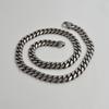 Collar retro rudo de acero de titanio para hombre, hip hop europeo y americano, industria pesada, personalidad, joyería Joker, hebilla, accesorios geniales de moda que se decoloran
