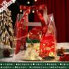 Conjunto de Presente Criativo de Natal Saco de Presente de Mão Vermelha Caixa de Maçã da Véspera de Natal para Colegas Namorada