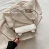 Bolso Pequeño de Moda Simple para Mujer Bolso Nuevo de Otoño e Invierno para Mujer Bolso Cuadrado Pequeño de Oficina Bolso Cruzado de Oficina Bolso de Hombro Textivo