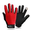 Guantes de Ciclismo para Hombre y Mujer de Primavera, Verano y Otoño, Guantes Finos Antideslizantes para Ciclismo, Malla Elástica de Mariposa Transpirable, Guantes de Pesca Transfronterizos