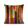 Funda de Almohada Geométrica Abstracta Hoja Dorada Temu Transfronteriza Cojín Bohemio para Oficina Cojín Estampado para Sofá