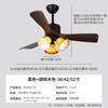 Ventilador de Teto Estilo Chinês 2026 com Toque de Alto Nível para Sala de Estar e Sala de Jantar, Luminária de Ventilador para Escritório Doméstico e Quarto, Luminária de Ventilador de Teto com Vento Silencioso e Suave