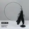 Juguete de Varita Atrapador de Gatos con Ventosa Potente con Caña Larga, Cable de Acero, Entretenimiento Propio, Resistente a Mordidas, Cascabel, Cabezal de Pluma Intercambiable, Juguete para Gatos